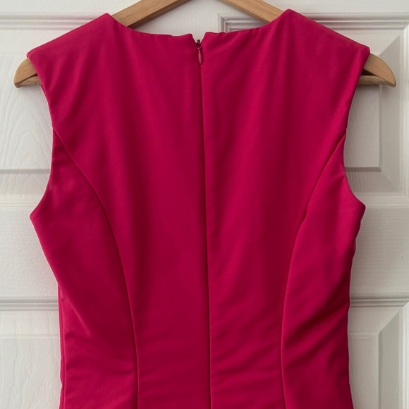French Connection Sheath Dress - Fuschia Pink Size 4 - Picture 6 of 9